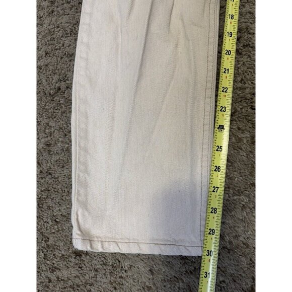 LEVI’S Vintage Relaxed Straight Cream Light Wash Jeans Sz 29x30 Y2k 90’s READ - Picture 10 of 10